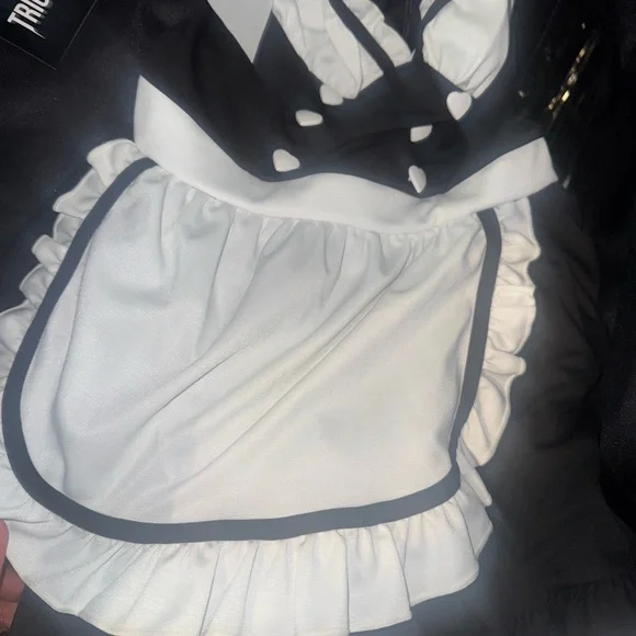 Halloween outfit for girl Black and White Maid Costume - Picture 4 of 4